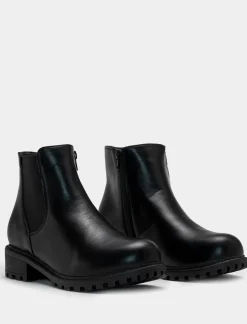 Donna Piazza Italia Tronchetti<Tronchetto con fasce elastiche lateriali e fondo roccia -