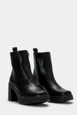 Donna Piazza Italia Tronchetti<Tronchetto con punta quadrata e zip interna -