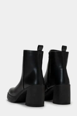 Donna Piazza Italia Tronchetti<Tronchetto con punta quadrata e zip interna -