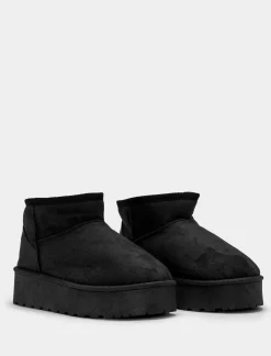 Donna Piazza Italia Tronchetti<Tronchetto da neve in tessuto sintetico con imbottitura calda -