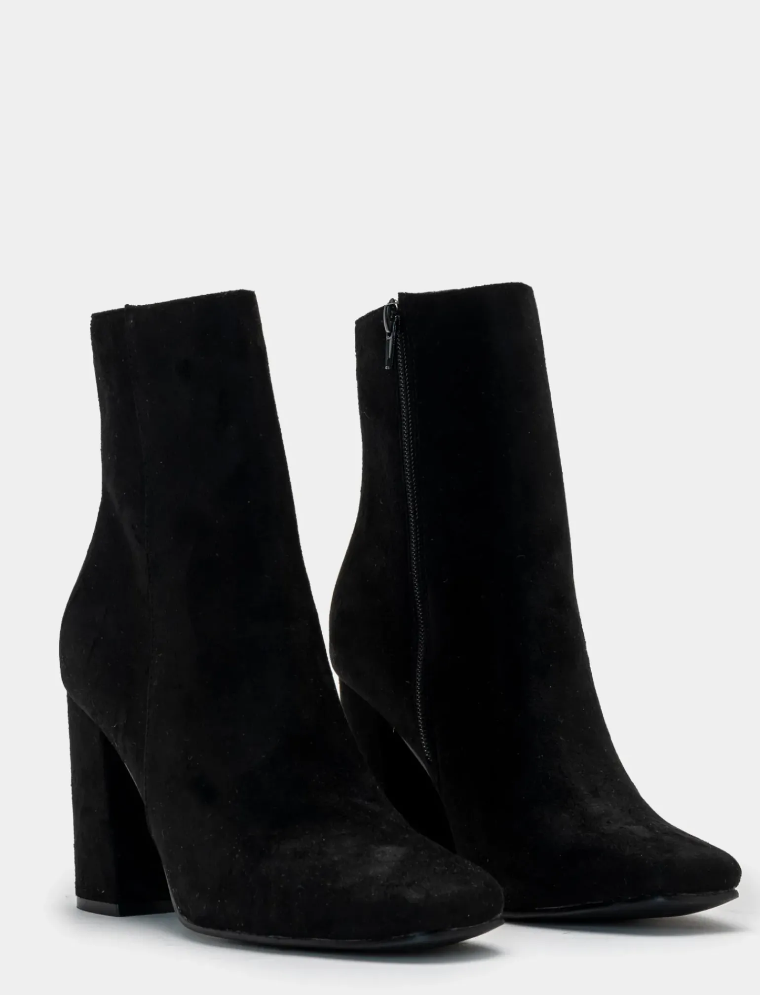 Donna Piazza Italia Donna|Tronchetti<Tronchetto punta quadrata in microfibra -