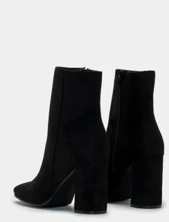 Donna Piazza Italia Donna|Tronchetti<Tronchetto punta quadrata in microfibra -