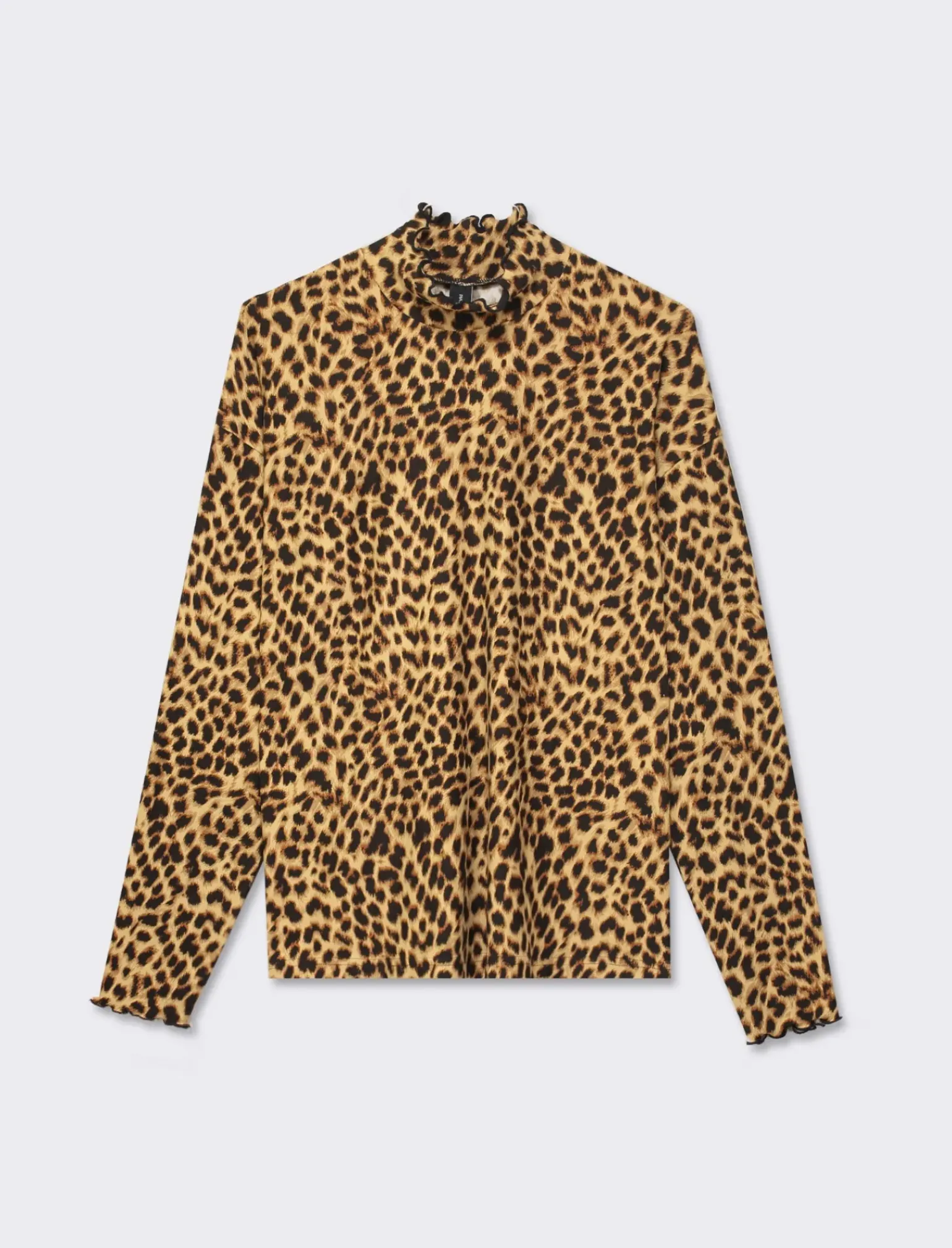 Donna Piazza Italia Donna|Maglieria<T-shirt a collo alto stampata a manica lunga - var 1