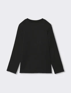 Bambino Piazza Italia Bambino|Maglieria<T-shirt a manica lunga in cotone con stampa davanti -