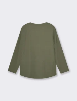 Donna Piazza Italia Donna|Maglieria<T-shirt basica manica lunga giro collo da donna - Ve.milit.