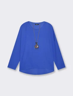 Donna Piazza Italia Donna|Maglieria<T-shirt basica manica lunga giro collo da donna - ette