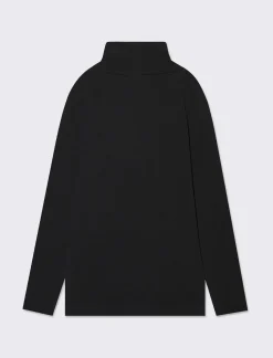 Piazza Italia Bambina|T-Shirt E Top<T-shirt collo alto in cotone elasticizzato con borchie adesive -