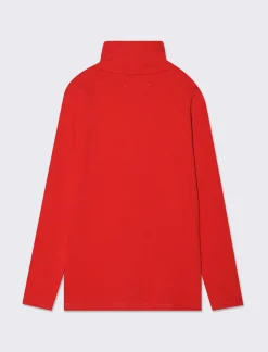 Piazza Italia Bambina|T-Shirt E Top<T-shirt collo alto in cotone elasticizzato con borchie adesive -