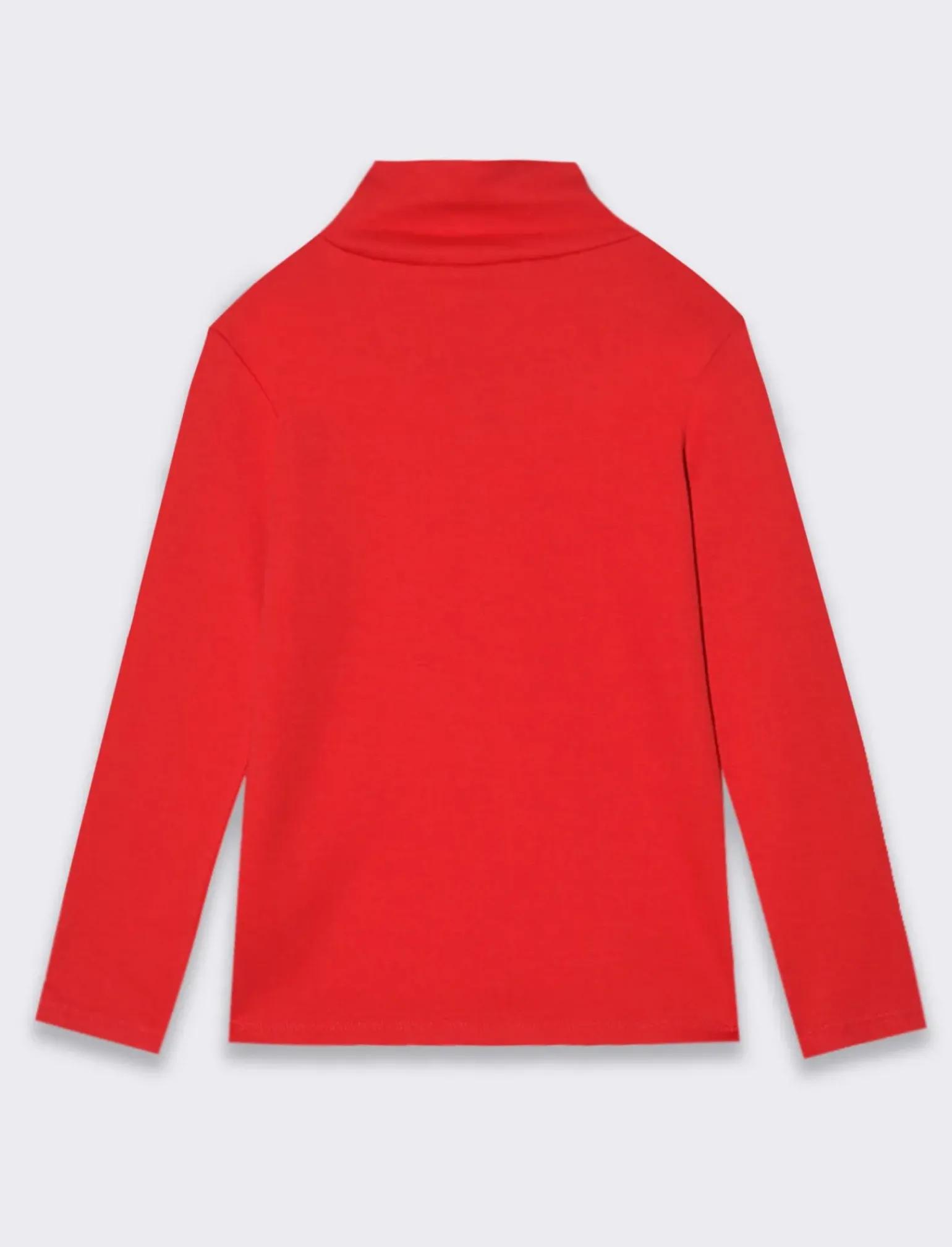 Piazza Italia T-Shirt E Top|T-Shirt E Top<T-shirt collo alto in tessuto interlock da bambina - Rosso