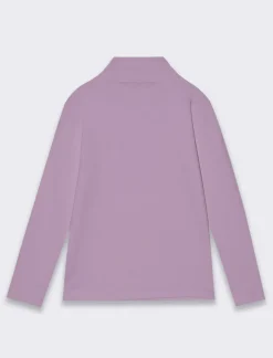 Piazza Italia T-Shirt E Top|T-Shirt E Top<T-shirt collo alto in tessuto interlock da bambina - Lilla