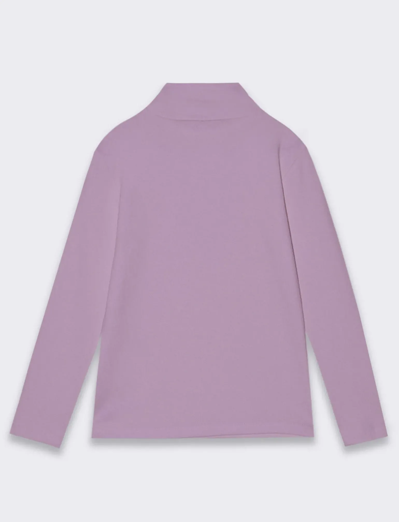 Piazza Italia T-Shirt E Top|T-Shirt E Top<T-shirt collo alto in tessuto interlock da bambina - Lilla