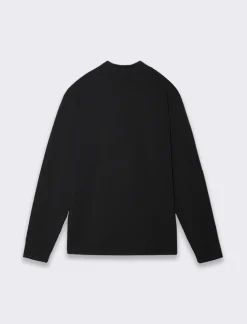 Uomo Piazza Italia Polo E T-Shirt<T-shirt collo alto maniche lunghe slim fit -