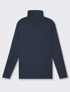 Uomo Piazza Italia Uomo|Polo E T-Shirt<T-shirt collo alto maniche lunghe slim fit -