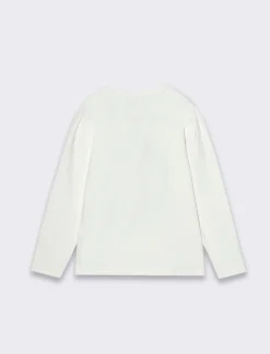 Piazza Italia Bambina|T-Shirt E Top<T-shirt con applicazioni in pelliccia e paillettes - sporco