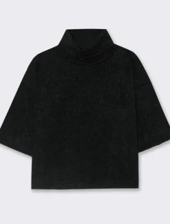 Donna Piazza Italia T-Shirt E Top<T-shirt con manica a 3/4 - Nero