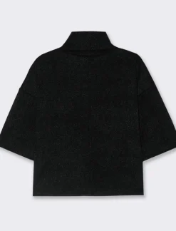 Donna Piazza Italia T-Shirt E Top<T-shirt con manica a 3/4 - Nero