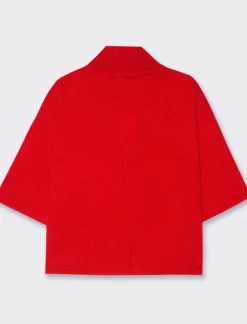 Donna Piazza Italia T-Shirt E Top<T-shirt con manica a 3/4 - Rosso