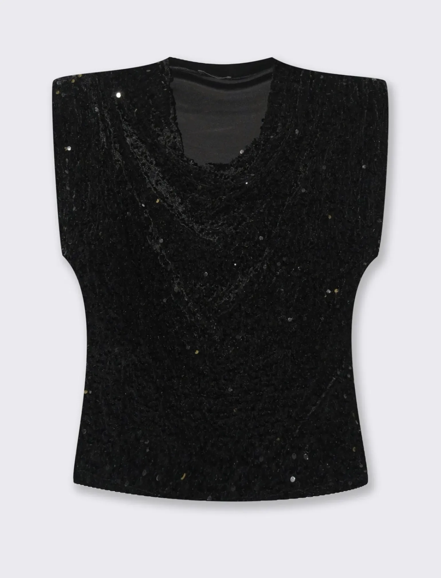 Donna Piazza Italia T-Shirt E Top<Tshirt con spalline in paillettes -