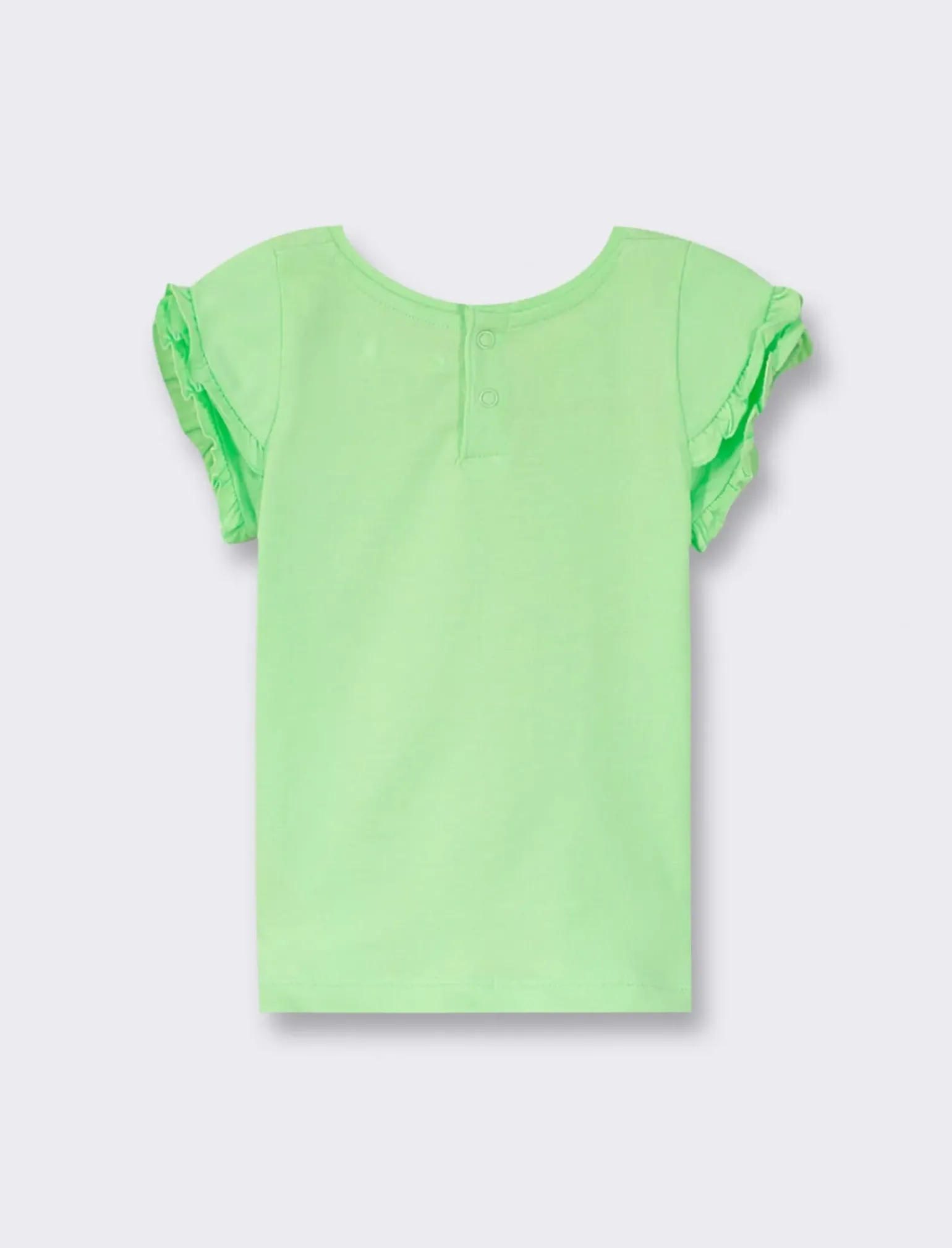 Piazza Italia Neonata<T-shirt con stampa frontale e glitter -