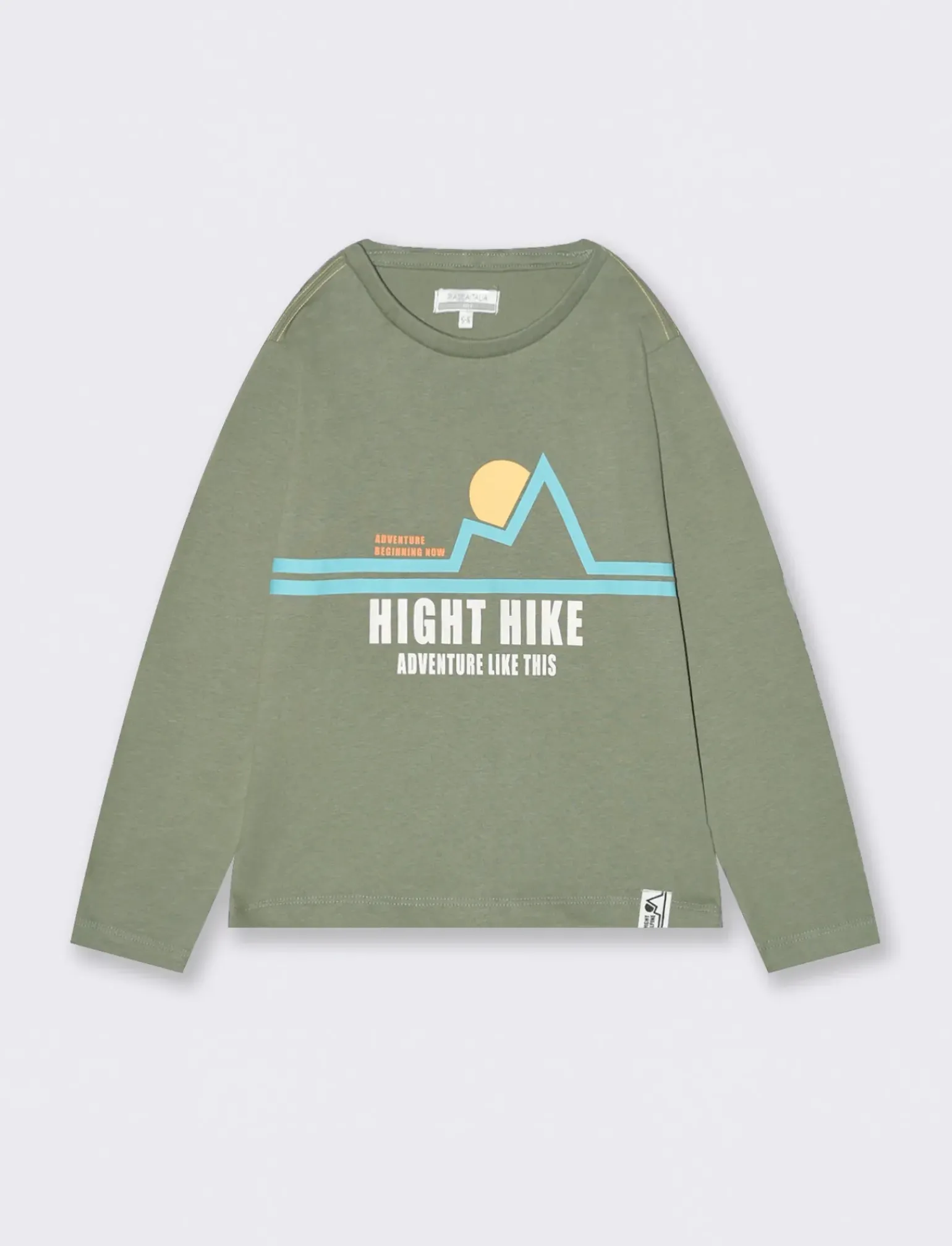 Bambino Piazza Italia Bambino|Maglieria<T-shirt con stampa frontale - Verde salvia