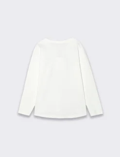 Bambino Piazza Italia Bambino|Maglieria<T-shirt con stampa frontale - Bianco sporco