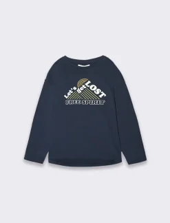 Bambino Piazza Italia Bambino|Maglieria<T-shirt con stampa frontale - Blu