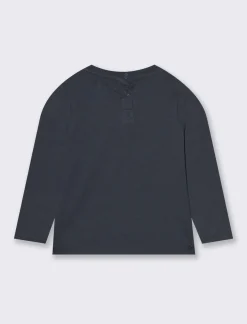 Piazza Italia Neonato|T-Shirt E Top<T-shirt con stampa in cotone garzato - Blu