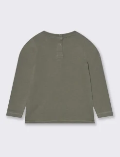 Piazza Italia Neonato|T-Shirt E Top<T-shirt con stampaÂ in jersey peach - Verde militare