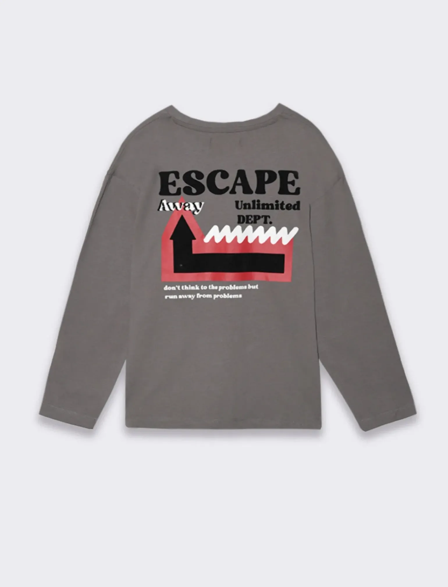 Bambino Piazza Italia Bambino|Maglieria<T-shirt con tagli frontali da bambino - antracite