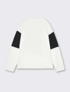 Bambino Piazza Italia Bambino|Maglieria<T-shirt con tagli sulle maniche da bambino - Bianco sporco