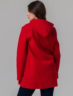 Donna Piazza Italia Donna|Maglieria<T-shirt crop manica lunga con mezzo collo lavorazione a coste strette - Avorio