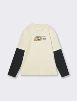 Bambino Piazza Italia Bambino|Maglieria<T-shirt doppia manica oversize -