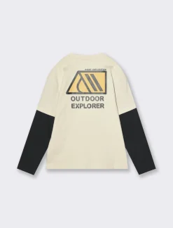 Bambino Piazza Italia Bambino|Maglieria<T-shirt doppia manica oversize -