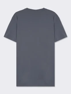 Uomo Piazza Italia Uomo|Polo E T-Shirt<T-shirt girocollo con stampa a contrasto sulle maniche regular fit - Avion