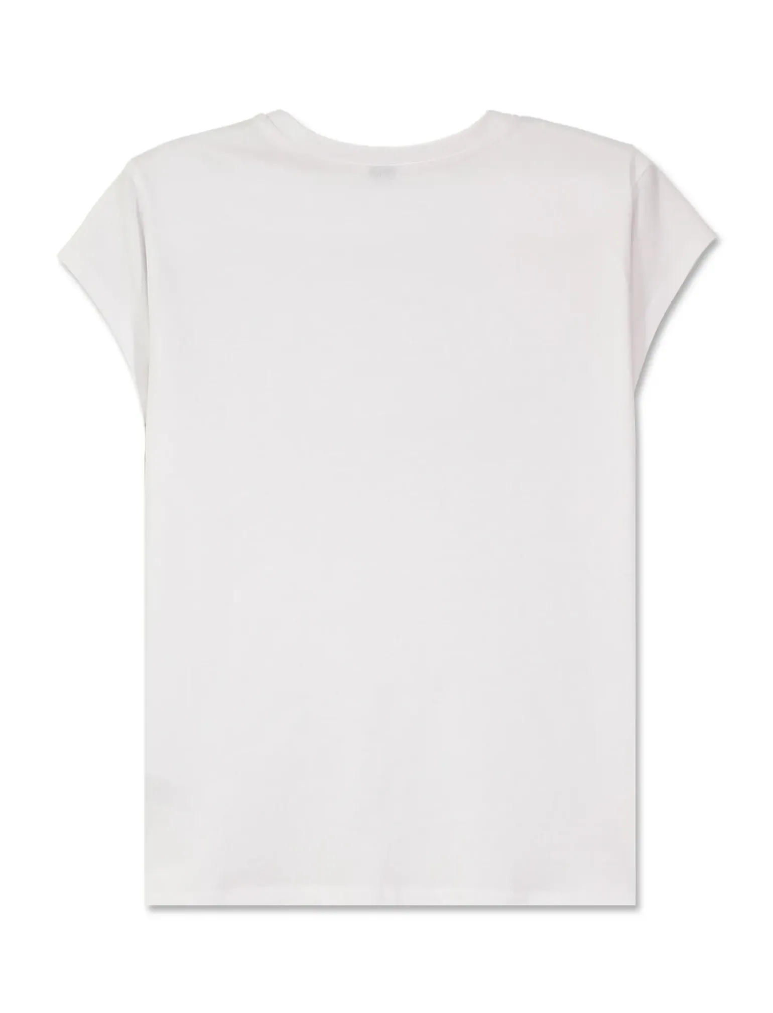 Donna Piazza Italia Donna|T-Shirt E Top<T-shirt girocollo in cotone con stampa e applicazione cordoncino, vestibilità regular - var 3