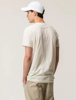 Uomo Piazza Italia Uomo|Polo E T-Shirt<T-shirt girocollo maniche corte regular fit college inspiration - latte