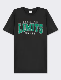 Uomo Piazza Italia Uomo|Polo E T-Shirt<T-shirt girocollo maniche corte regular fit college inspiration -