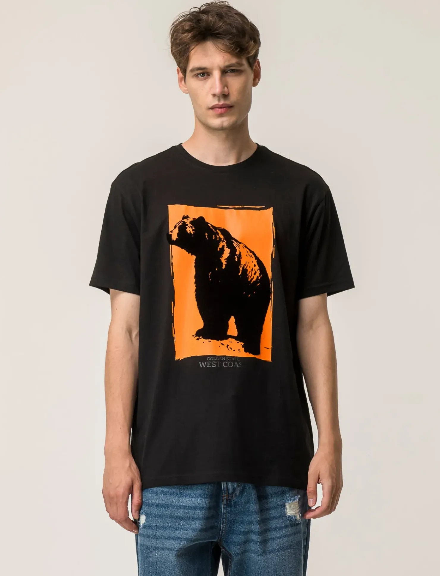 Piazza Italia T-shirt girocollo maniche corte regular fit - Nero Shop