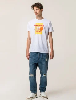 Uomo Piazza Italia Uomo|Polo E T-Shirt<T-shirt girocollo maniche corte regular fit con stampa ONE PIECE License -