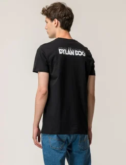 Uomo Piazza Italia Uomo|Polo E T-Shirt<T-shirt girocollo maniche corte regular fit con stampa DYLAN DOG License -