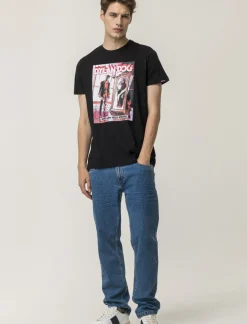 Uomo Piazza Italia Uomo|Polo E T-Shirt<T-shirt girocollo maniche corte regular fit con stampa DYLAN DOG License -