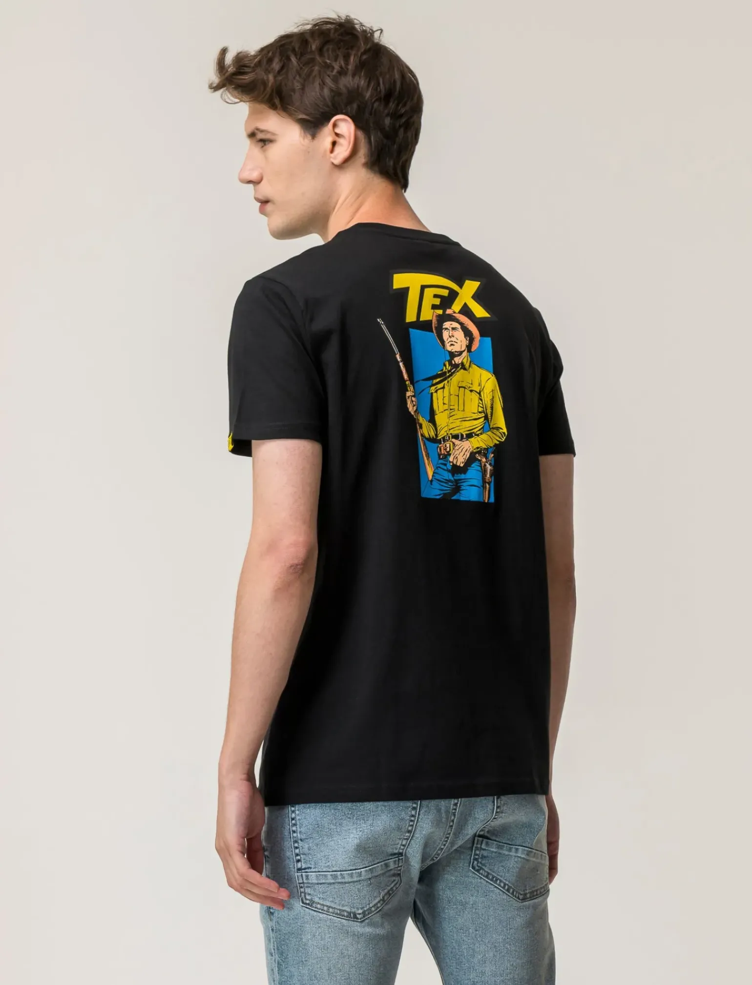 Uomo Piazza Italia Uomo|Polo E T-Shirt<T-shirt girocollo maniche corte regular fitcon TEX WILLER License -