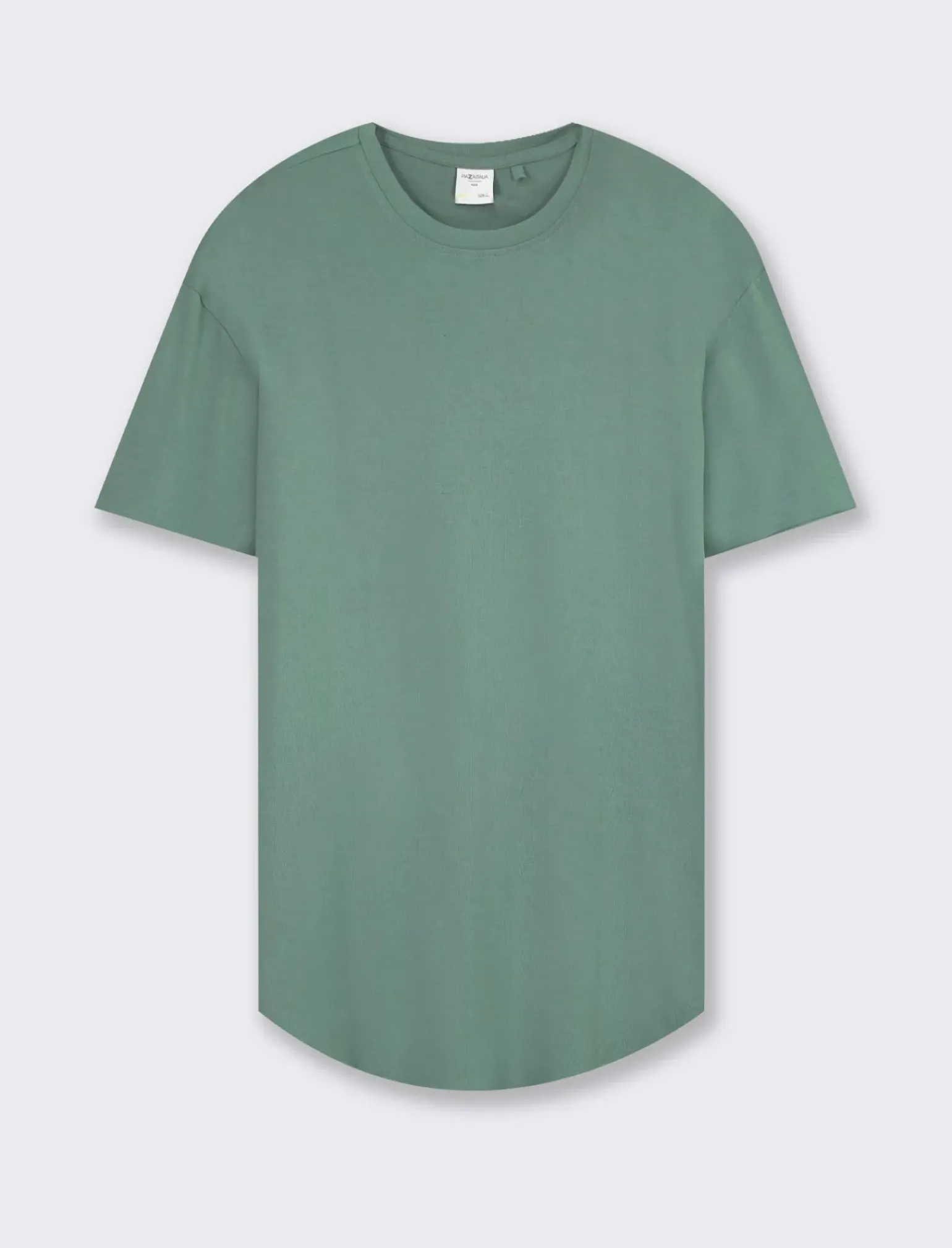 Uomo Piazza Italia Uomo|Polo E T-Shirt<T-shirt girocollo maniche corte loose fit in jersey misto viscosa con fondo stondato -