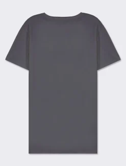 Uomo Piazza Italia Uomo|Polo E T-Shirt<T-shirt girocollo maniche corte regular fit in jersey in puro cotone - Avion