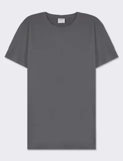 Uomo Piazza Italia Uomo|Polo E T-Shirt<T-shirt girocollo maniche corte regular fit in jersey puro cotone - Avion