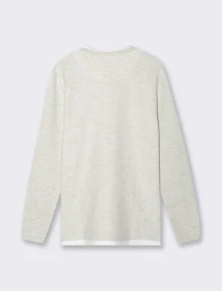 Uomo Piazza Italia Uomo|Polo E T-Shirt<T-shirt girocollo maniche lunghe regular fit - mel.