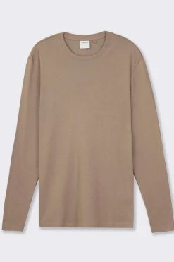 Uomo Piazza Italia Uomo|Polo E T-Shirt<T-shirt girocollo slim fit in jersey - kaki