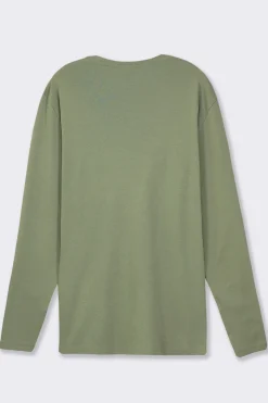 Uomo Piazza Italia Uomo|Polo E T-Shirt<T-shirt girocollo slim fit in jersey - salvia