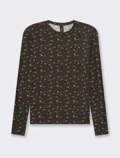 Donna Piazza Italia Donna|Maglieria<T-shirt girocollo stampata manica lunga - var 1