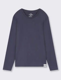 Bambino Piazza Italia Bambino|Maglieria<T-shirt in cotone manica lunga in tinta unita da bambino -